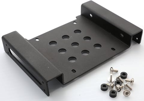 IO Crest – sy-acc25046 2.5/3.5 – 5,25 HDD Kit de Montaje, Color Negro