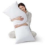 Bedsure Body Pillow Cover - White Long Cooling