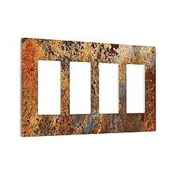 Rust Old Rusty Copper Rustic 4 Gang Quad