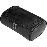 Shcnlery Personalized Small Toiletry Bag for Men,Minimalist Travel Toiletry Organizer Dopp Kit Water-resistant Makeup Bag for Travel Essentials,Travel Gifts For Men Unique