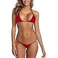 SHERRYLO Micro Bikini Extreme G String Thong Bikinis Sexy Mini Bathing Suit for Women Womens Swimsuits Microkini Swimsuit