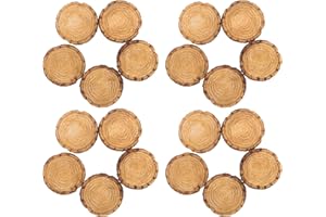 DECHOUS Micro Resin Stump Stepping Stones 20Pcs Miniature Landscaping Accessories for Fairy Garden and