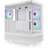 TT View 270 Plus TG ARGB MID Tower Win Snow White 3 Fans CA-1Y7-00M6WN-01
