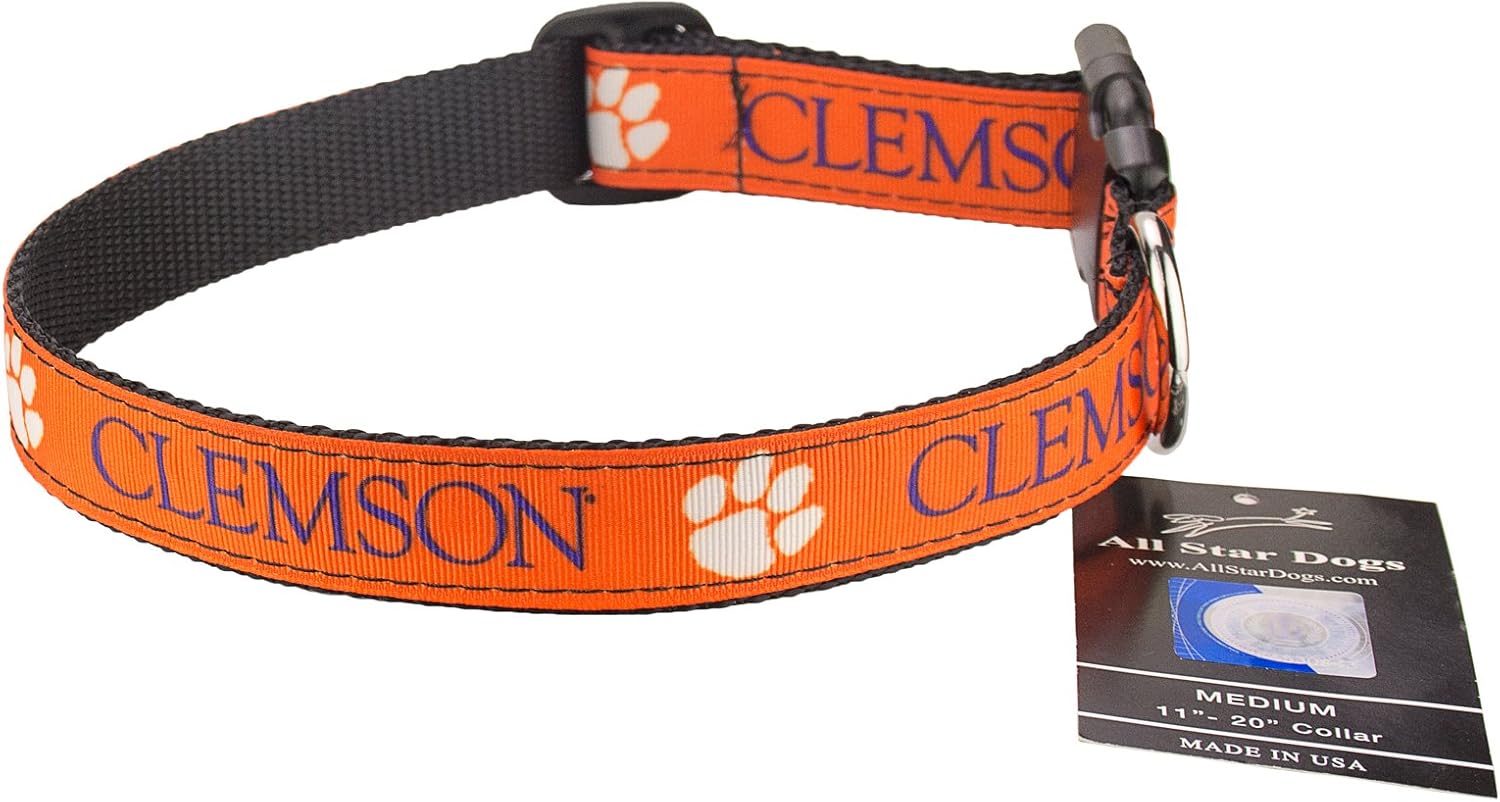 clemson dog collar