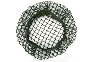 Pissente Green Helmet Net, Army Nylon Net for M1, M35, M88, MK1, MK2 Helmet