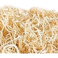 Sukh Basket Grass Aspen Shavings - 5 OZ Basket Filler Aspen Wood Shavings Chips Moss for Crafts Excelsior Shredded Wood Fiber Raffia Grass Easter Basket Straw Hay for Decoration for Crafts Filler