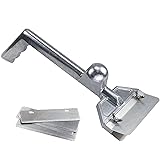 LRui Grill Scraper Heavy Duty Griddle Scraper Set with 5 Replacement Blades Flat Top Grill Accessories Griddle Cleaning Kit,f