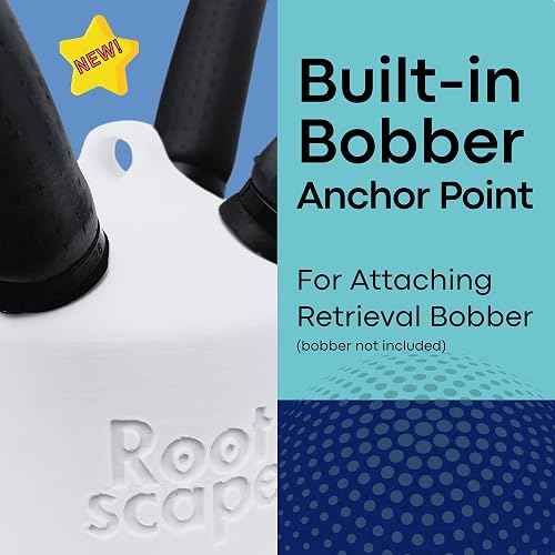 Rootscape Large Pond Aerator – Sinking Diffuser With Anti-Clog Design, Self-Weighted Base, Built-In Check Valve, For Filtration, Bubbler, Deicer, Fish Ponds
