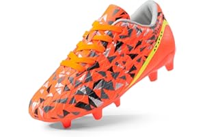 DREAM PAIRS Boys Girls Soccer Cleats Kids Football Shoes