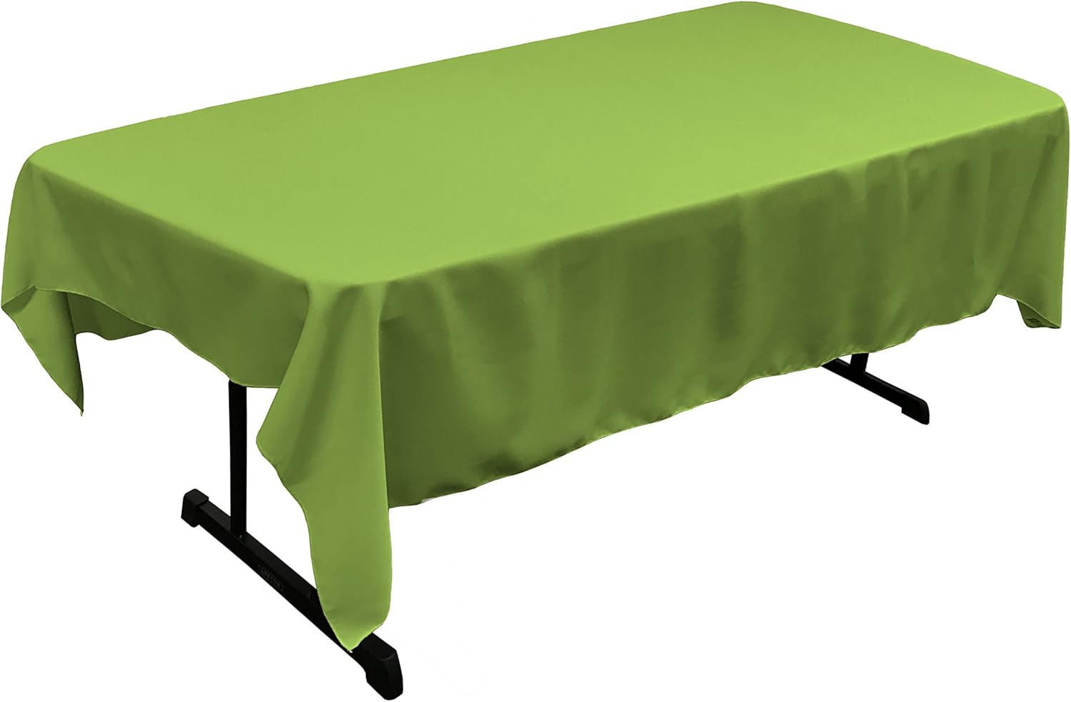 LA Linen Polyester Poplin Rectangular Tablecloth, 60 x 84, Orange: Home & Kitchen