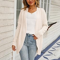 ADJHDFH Oversized Sweater Cardigan For Plus Size