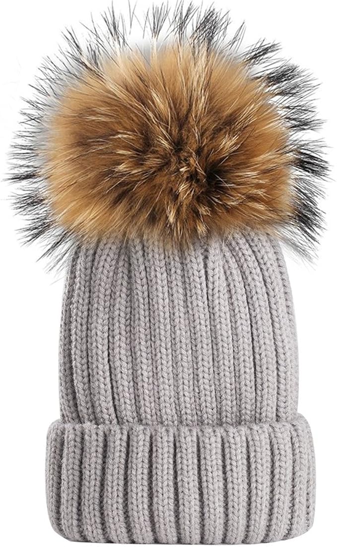 large bobble hat
