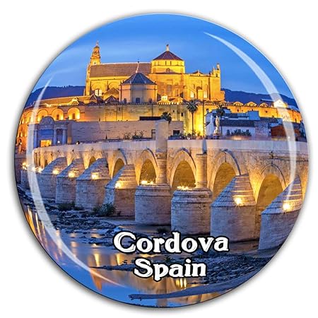 Córdoba Mezquita y Catedral Puente Romano Córdoba España Imán de ...
