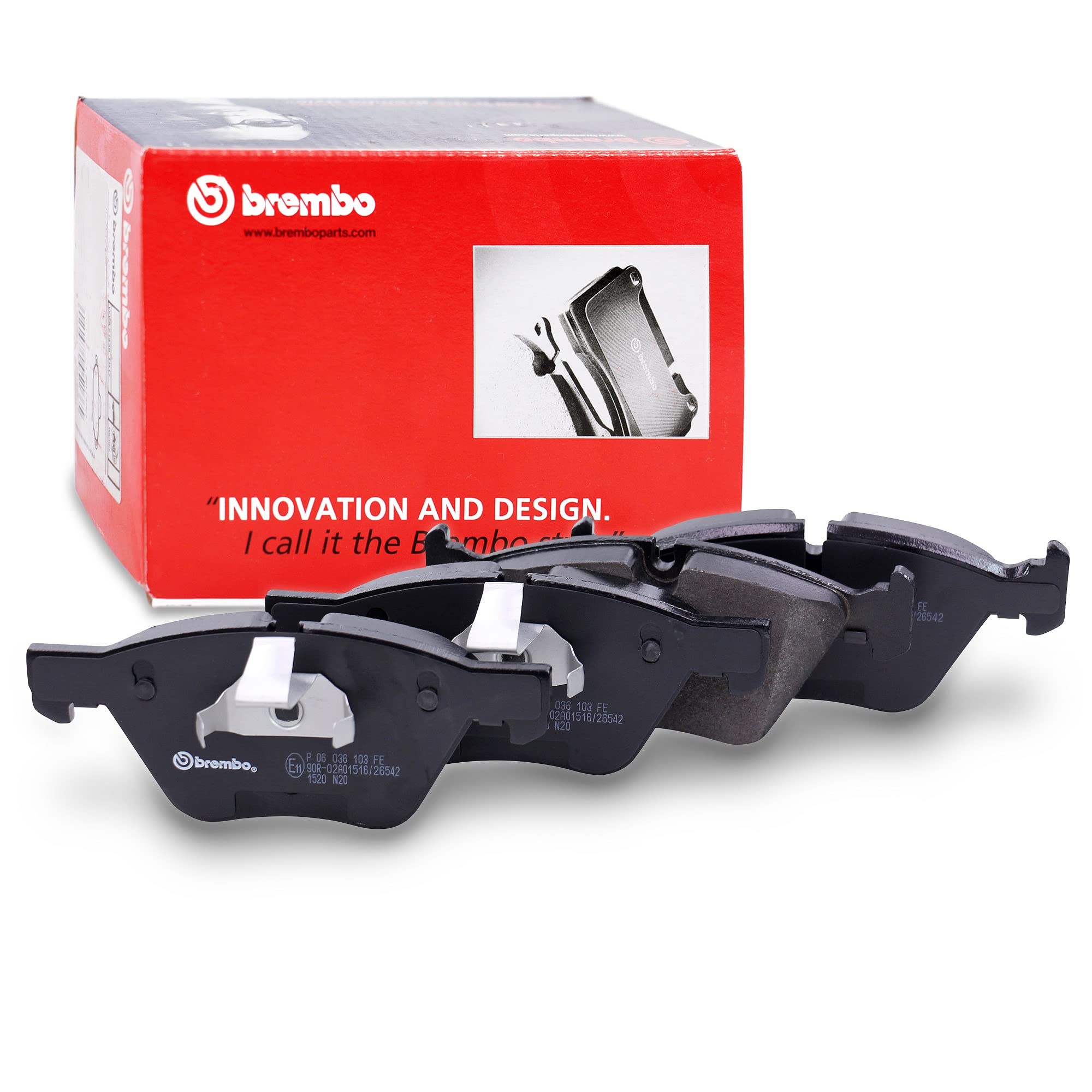 Brembo P06036 Front Disc Brake Pad - Set of 4