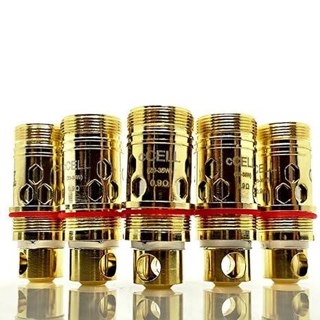 Vaporesso Pack von 5 Keramik C Cell Coil Ersatz SS16 0,5 / 0,6 Ohm / Ni200 0,2 Ohm / Kanthal 0,9 Ohm für Target Pro und ander