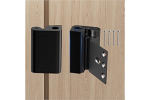 Tonitrui Ultra Security Door Lock, Door Reinforcement Lock for High Strength, Withstand 1200lbs to Prevent Unauthorized Entry (Black of 1 Pack)