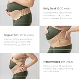 BABYGO 4 in 1 Pregnancy Support Belt Maternity Postpartum Band XL Nude view 5