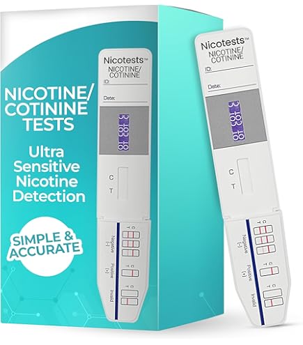 Amazon.com: NICOTESTS - Vaping and E-Cigarette Nicotine/Cotinine 100 ng Urine Test - Easy to Use, Fast Results, Ultra Sensitive Test (5 Pack) : Health & Household Amazon.com: NICOTESTS - Vaping and E-Cigarette Nicotine/Cotinine 100 ng Urine Test - Easy to Use, Fast Results, Ultra Sensitive Test (5 Pack) : Health & Household