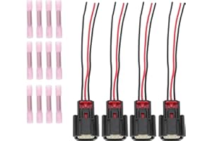 HOPESPANNER 4pcs Ignition Coil Connector Plug for Ford F150 F250 F350 Super Duty 2011-2017 for Ford V6 V8 Flex for Lincoln MK