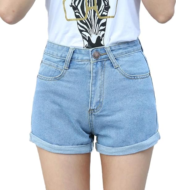 pantaloncini corti a vita alta