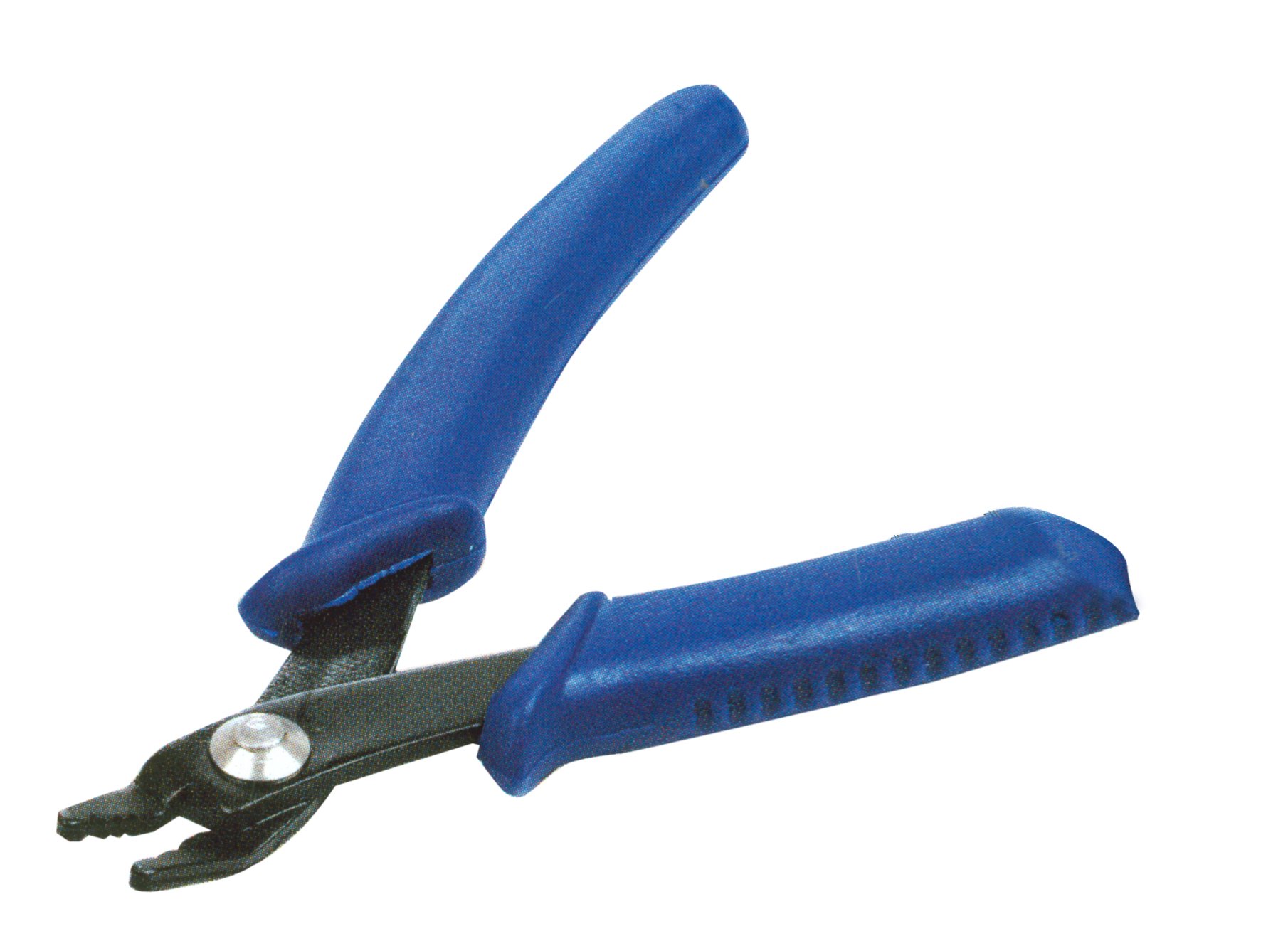 Vaessen Creative Crimp Tool Plier for Jewellery Making, Crimp Beads and Beading Wire, Blue, 13x5x1 cm