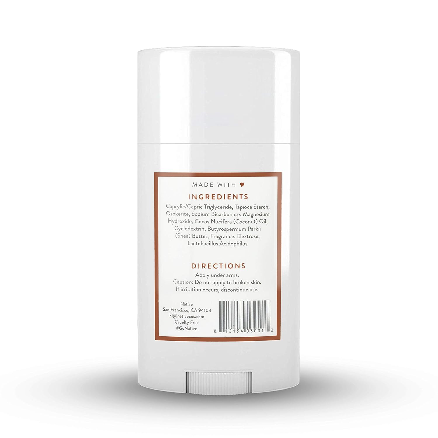 Native Deodorant - Natural Deodorant for Women and Men - Vegan, Gluten Free, Cruelty Free - Aluminum Free, Free of Parabens & Sulfates - Coconut & Vanilla : Beauty