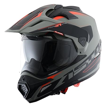 Astone Helmets tourer-advbrl Kopfhörer Tourer Adventure, Grau/Schwarz, XL