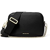 Michael Kors Womens Bryant Medium Double Zip Chain Camera Crossbody Bag