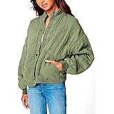[BLANKNYC] Womens Luxury Clothing Tencel Drop Shoulder Quilted Jacket