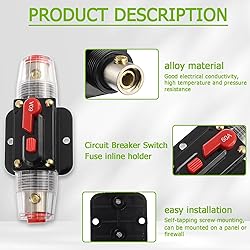 EPLZON 60A Circuit Breaker Switch 30 AMP Fuse