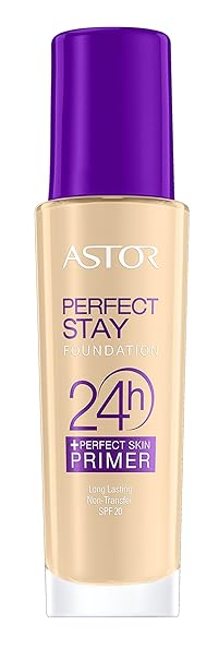 Astor Perfect Stay 24h Make Up plus Perfect Skin Primer, 102 Golden Beige, 1er Pack (1 x 30 ml)