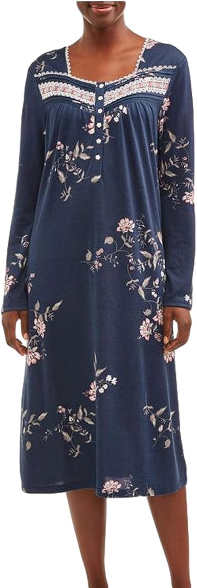 secret treasures long sleeve nightgown