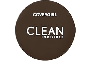 COVERGIRL - Clean Invisible Pressed Powder, Lightweight, Breathable, Vegan Formula, Talc- and fragrance-free - Creamy Natural