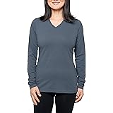 Insect Shield Women's UPF Dri-Balance Long Sleeve V-Neck T-Shirt