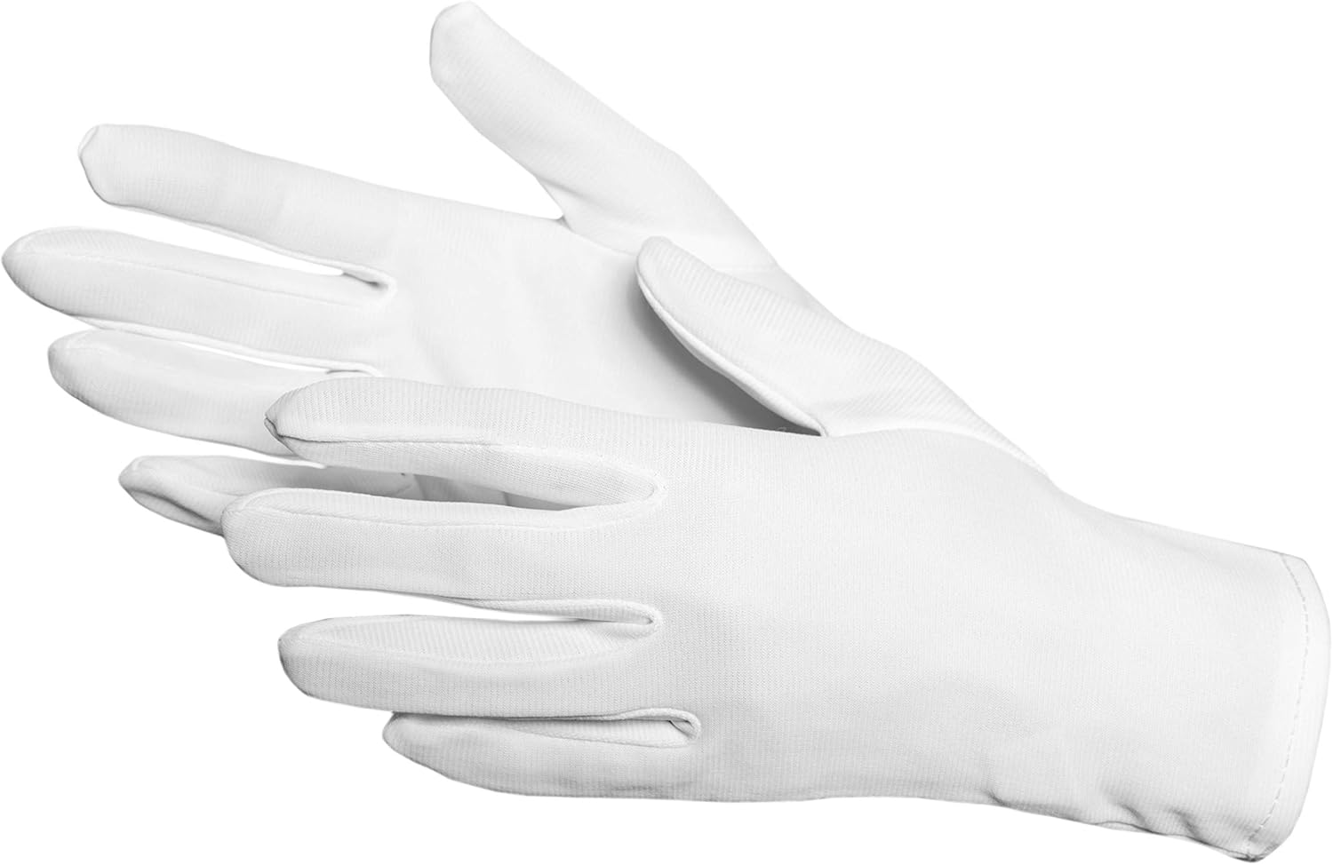 JAH Standard Cotton Jersey Gloves - Skin-Friendly & Breathable for Logistics Assembly & Warehouse, White, Größe 10