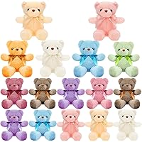 16Pcs Small Teddy Bear, 12 Inch Stuffed Bear Plush Toy Soft Stuffed Animal Bears Cute Plush Stuffed Teddy Bear with Bow Tie f
