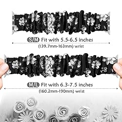 WANLISS 5 Pack Scrunchie Band Compatible for Apple