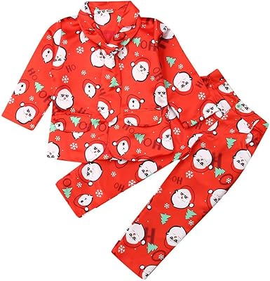 3 Pieces Ensemble De Costume Noel Pour Bebe Garcon Blazer Pantalon Cravate Imprime Papa Noel Amazon Fr Vetements Et Accessoires