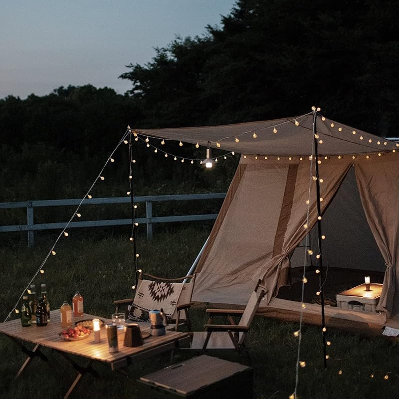 Aufladbare Campinglampe, Tragbare Laterne, 3 Modi, IPX6 Wasserdicht