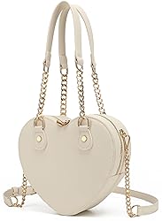 lola mae Heart Shape Satchel Crossbody Purse for