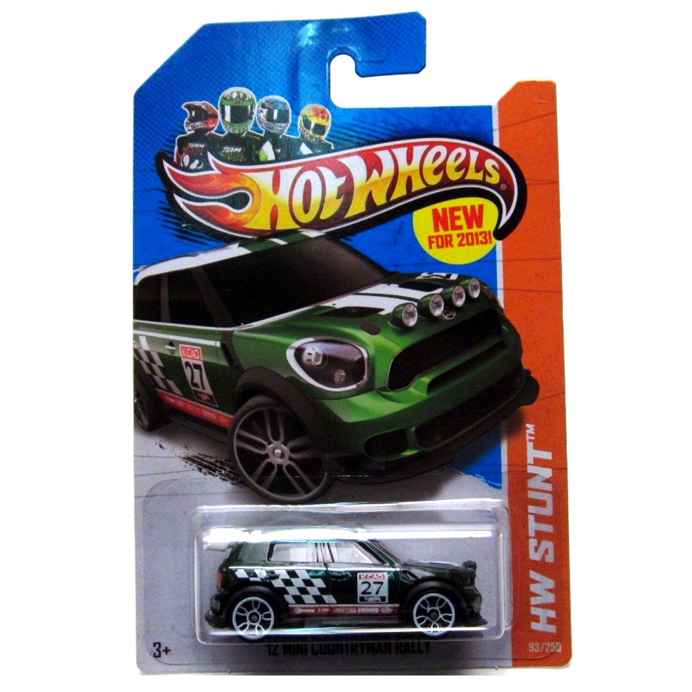 12 Mini Countryman Rally '13 Hot Wheels 93/250 (Green) Vehicle