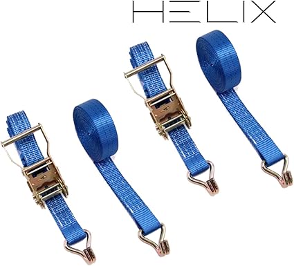 Amazon Helix ラッシングベルト 2本セット ラチェット式 ベルト幅 35mm 固定側 1m 巻側 5m 破断荷重1500kg フック Jタイプ 1 5t 荷締め 固定 日本語説明書付き 荷締め ラチェットベルト Amazon Helix ラッシングベルト 2本セット ラチェット式 ベルト幅 35mm 固定側 1m 巻側 5m 破断荷重1500kg フック Jタイプ 1 5t 荷締め 固定 日本語説明書付き 荷締め ラチェットベルト