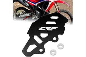 KAIQIVEM Motorcycle Rear Brake Master Cylinder Guard Heel Guard Protection Compatible with CRF300L Rally CRF 300 L CRF 300L 2025 2024 2023 2022 2021 (Black)