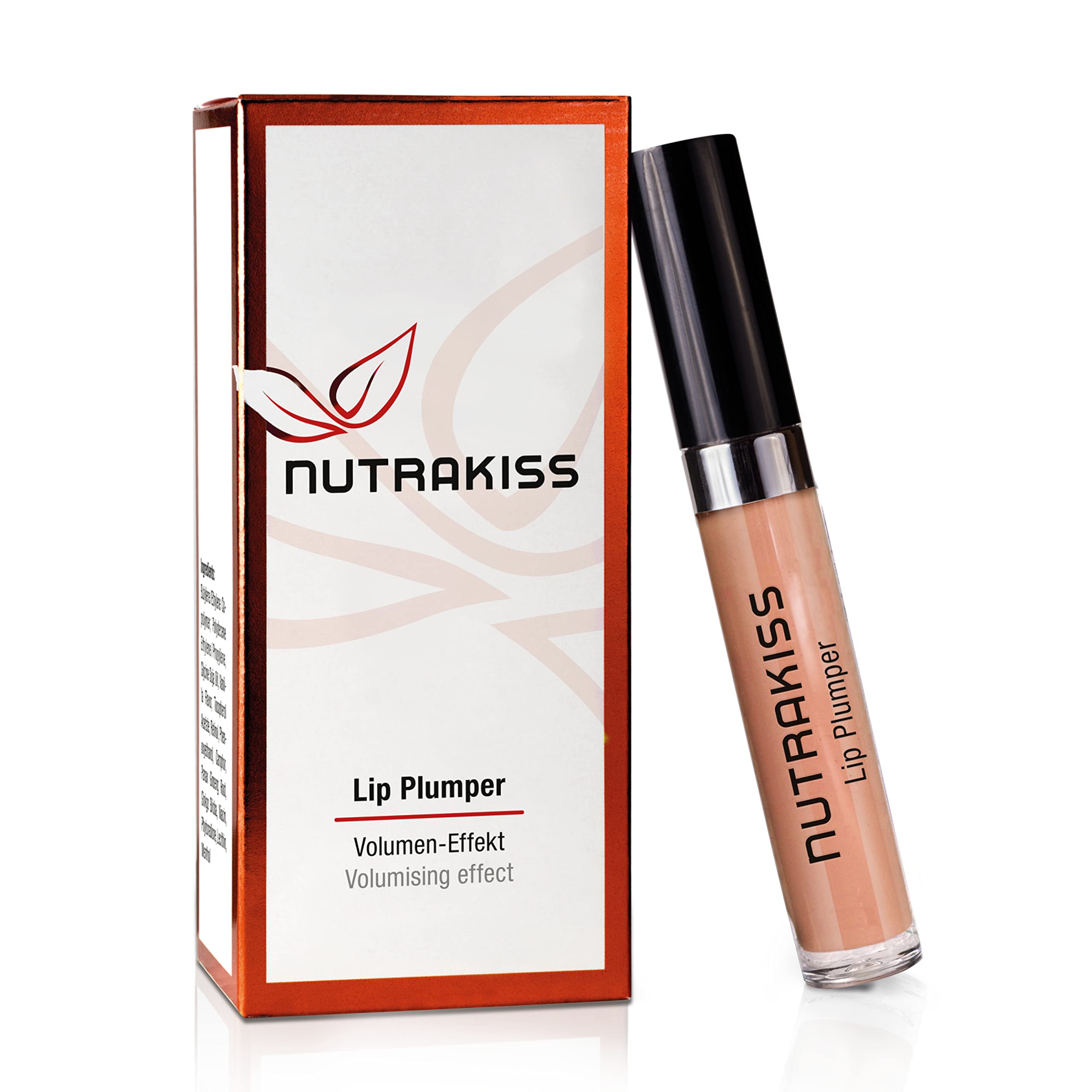 NUTRALASH Lip Plumper Nude 5 ml (Liquid, Glossy, Full Coverage, Long-lasting, Not Tested On Animals, Made in Germany)