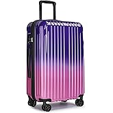 VIVIcity Carry on 20inch Luggage with Spinner Wheels, Lightweight PC+ABS Hard Shell Suitcases, Expandbale Storage & TSA Aprovel Lock
