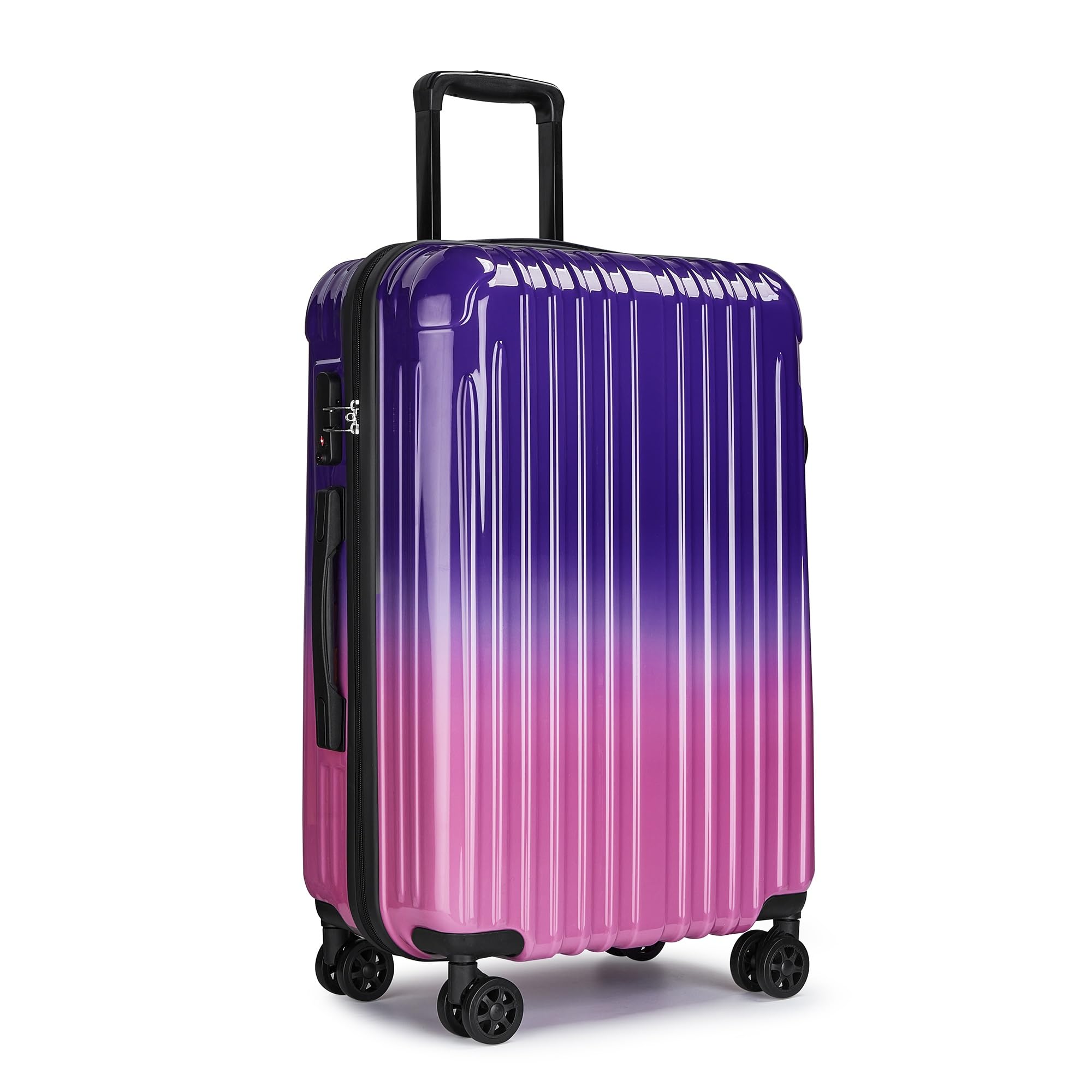Photo 1 of ***Wheel missing***VIVIcity Carry on 20inch Luggage with Spinner Wheels, Lightweight PC+ABS Hard Shell Suitcases, Expandbale Storage & TSA Aprovel Lock