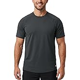 Zengjo Running Shirts for Men Quick Dry Performance T-Shirt Moisture-Wicking Athletic Tee for Gym Workout Training