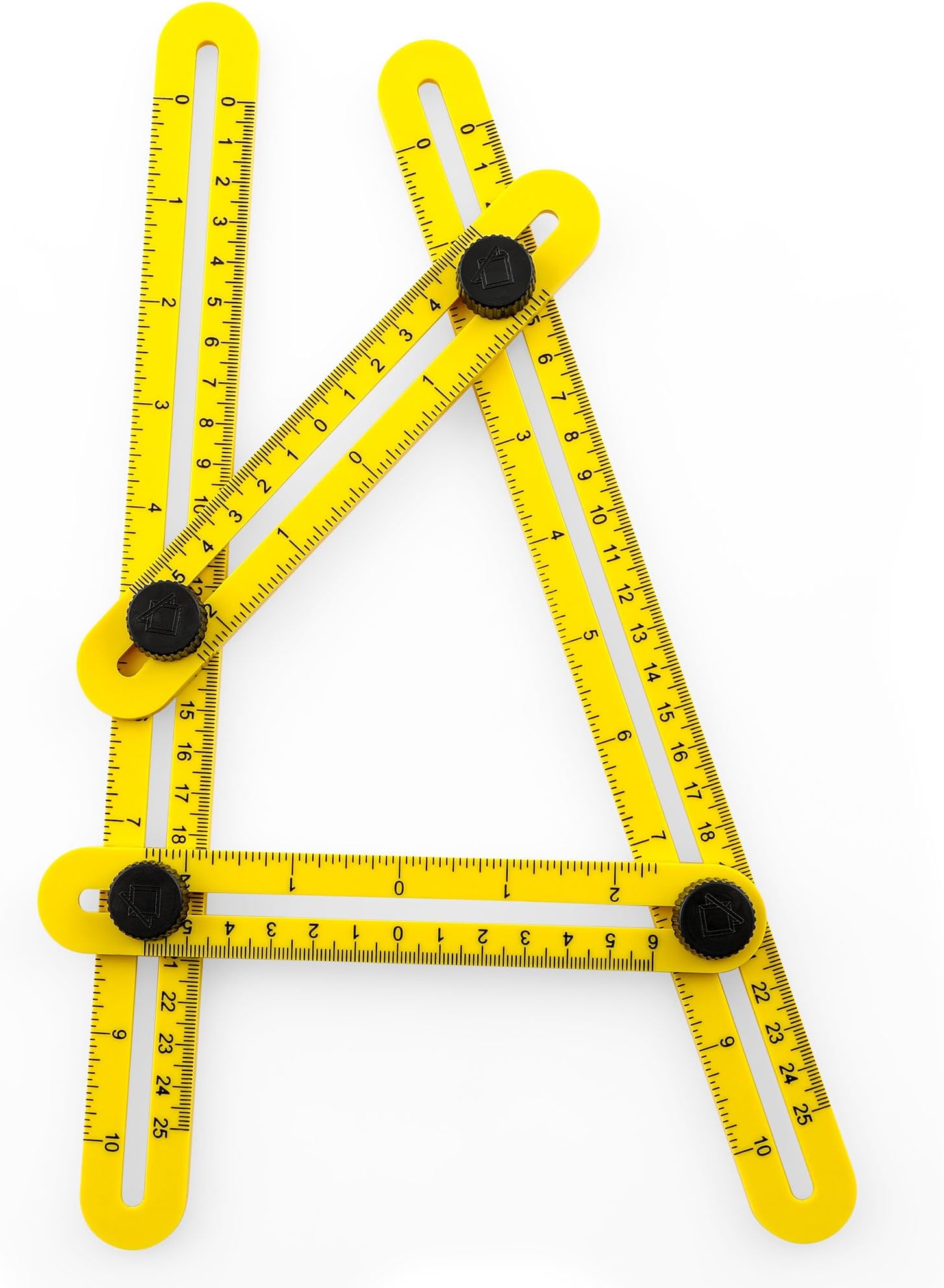 Woodruff Industries Template Tool Multi-Function Universal Layout Measuring Ruler Adjustable Angle Finder Tool for Cutting Tile DIY Tool for Home and Pro Projects