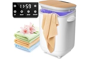 DEPFALL 40L Towel Warmer Bucket - Luxury Towel Warmers with U.V Lamp, LED Display, Fragrant Disc Holder, Delay Timer, Temperature Adjustable - Hot Towel Warmer for Bathroom, Pool, Spa (Wood)