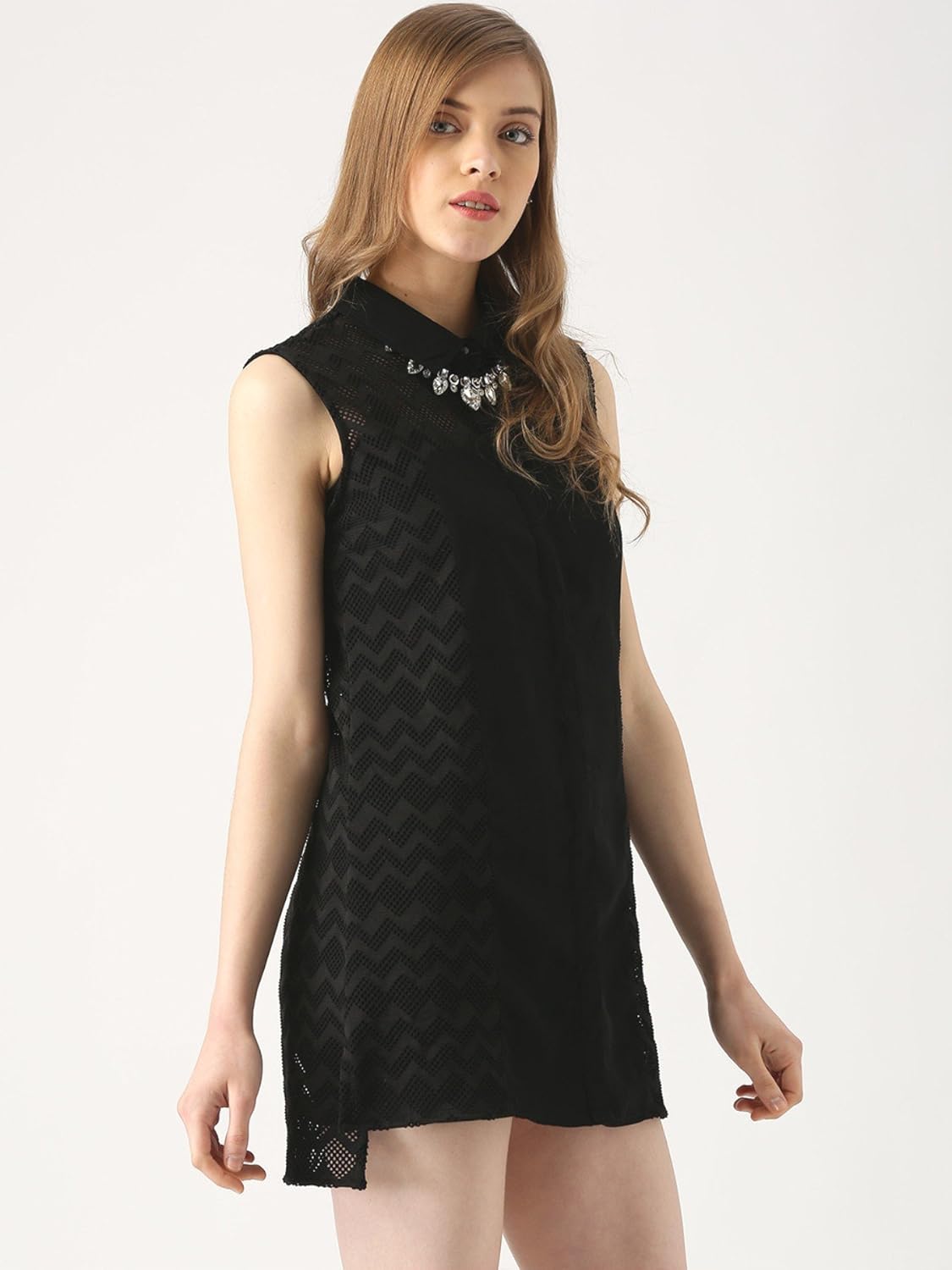 marie claire women's a-line dress (mc264--xl, black, x-large)